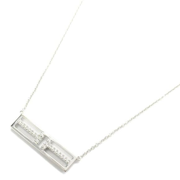 Tiffany & Co Jewelry - Tiffany & Co T TWO Diamond Necklace K18WG